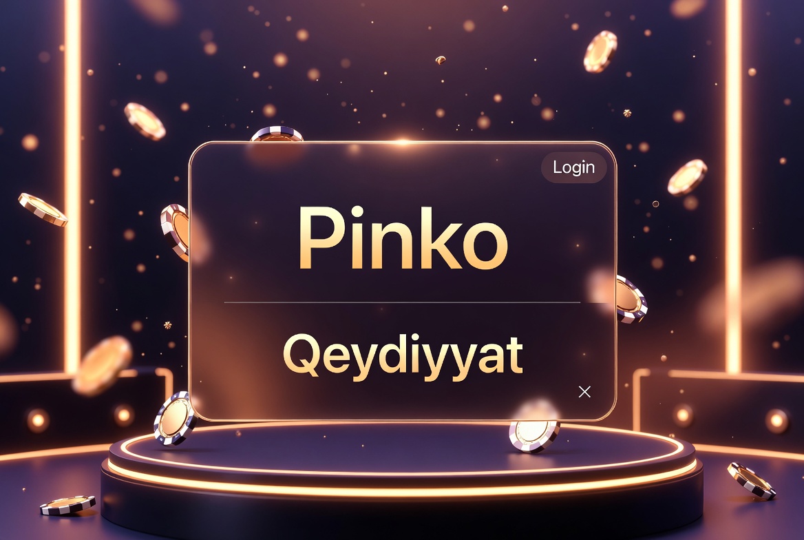 Pinko qeydiyyat və giriş formu